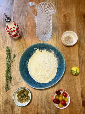 Traditional Italian focaccia recipe – Ingredients