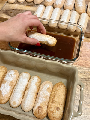 Easy Traditional Italian Amaretto Tiramisu Recipe Step 4