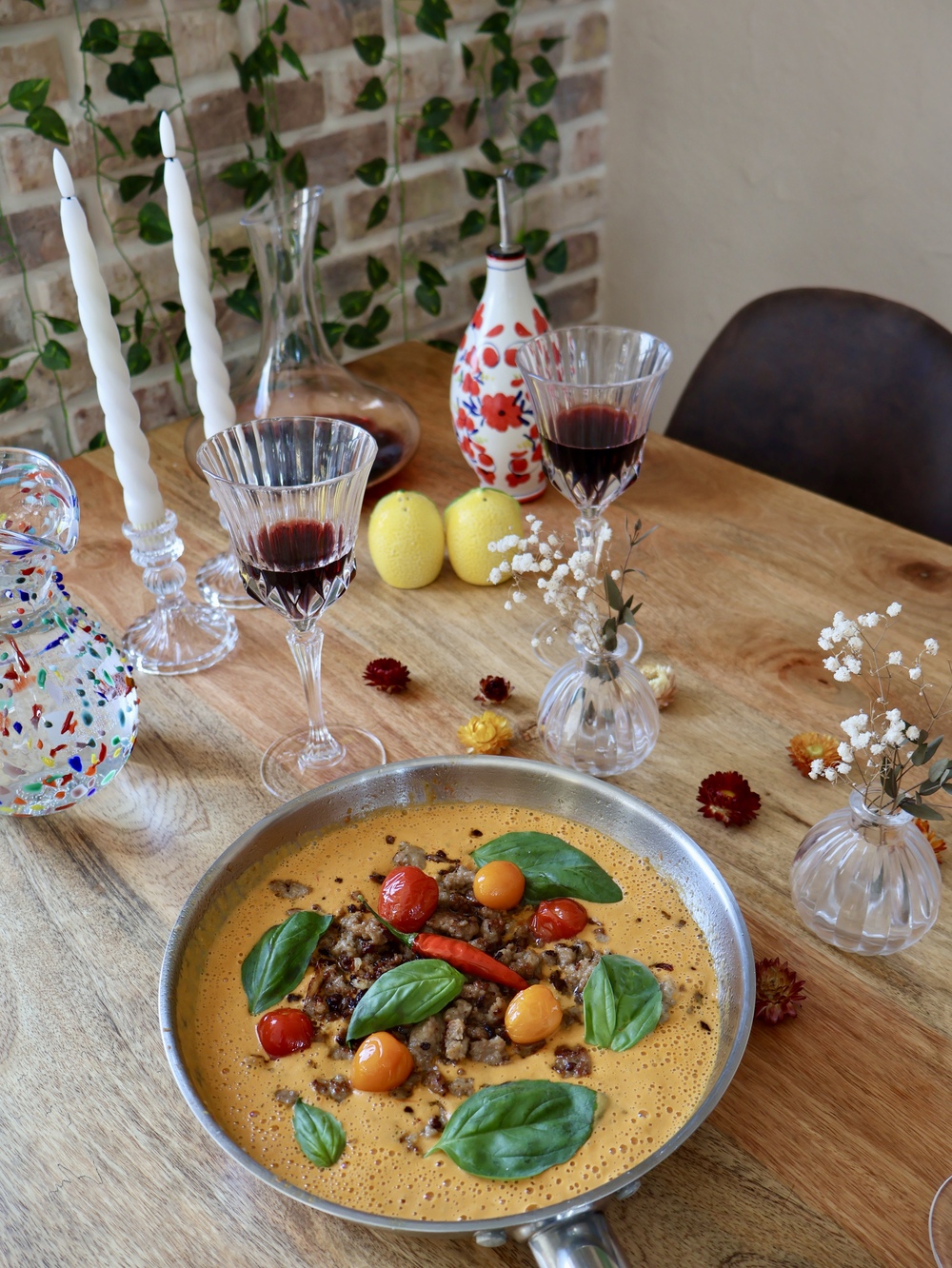 diner italien experience maison ambiance conviviale partage