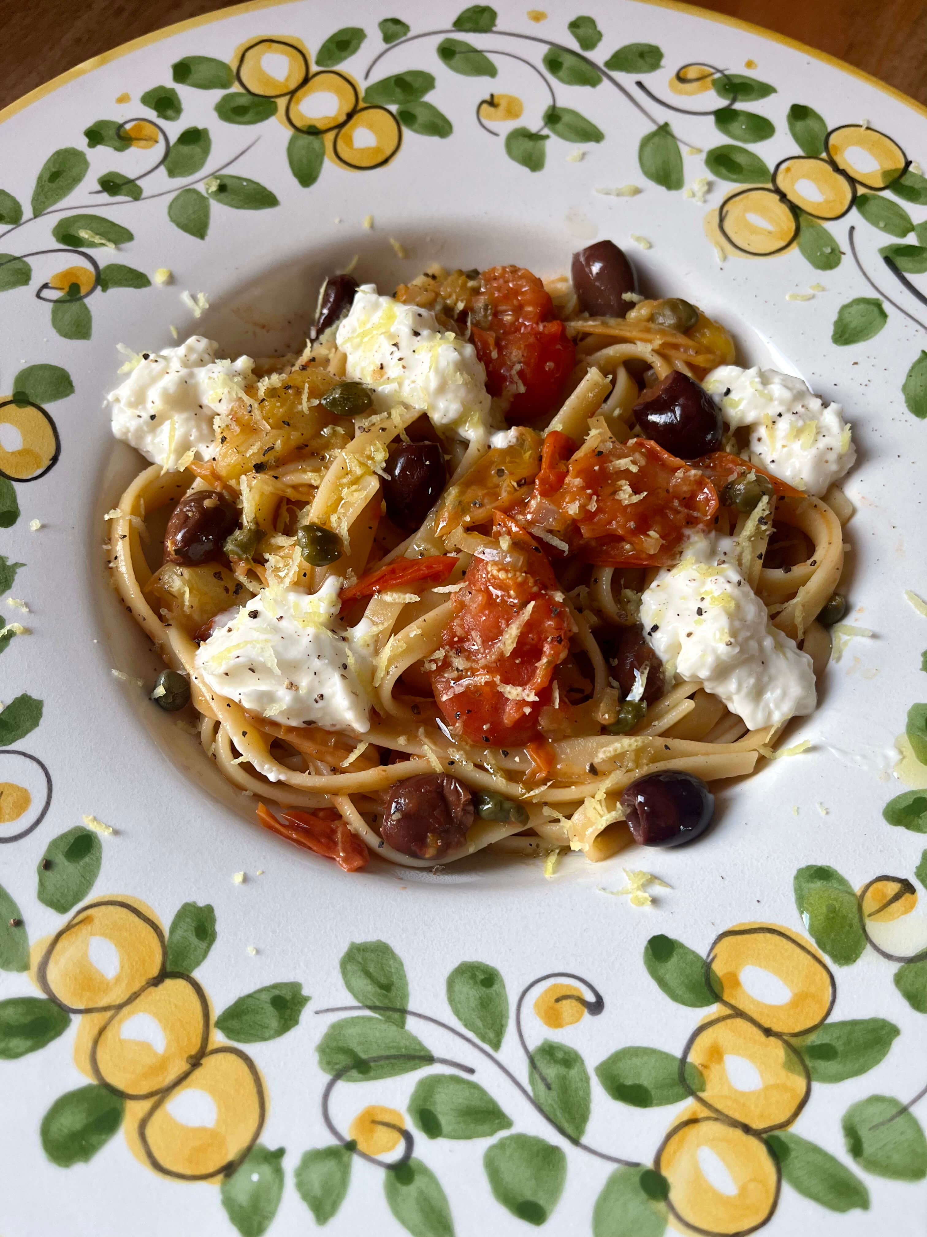 Rezepte für italienische Pasta Fettucine Casa Bandera