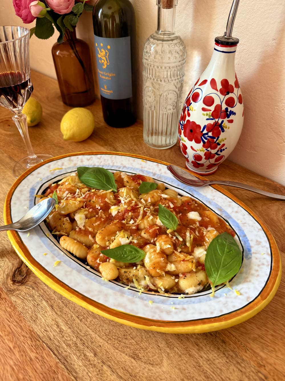 Italian Cuisine Gnocchi Casa Bandera