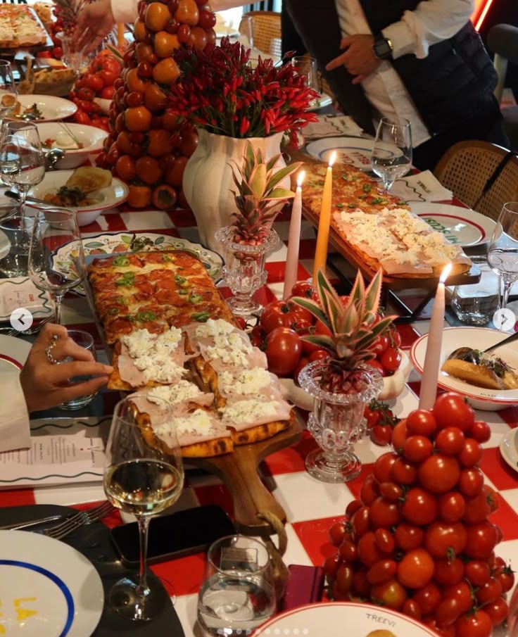 Idées de tables italiennes - Inspiration cuisine italienne