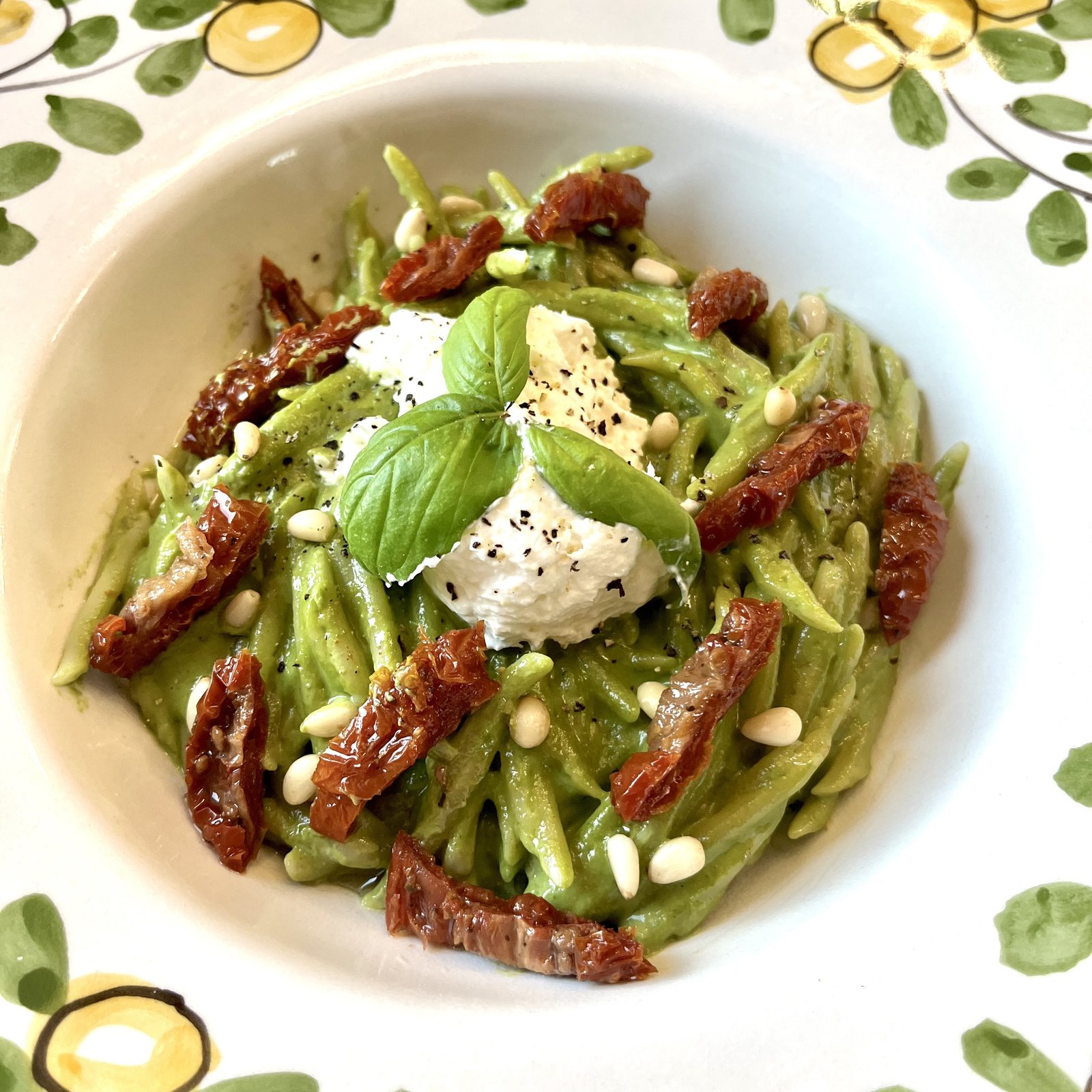 Pasta - Trofie and pesto verde genovese sauce recipe