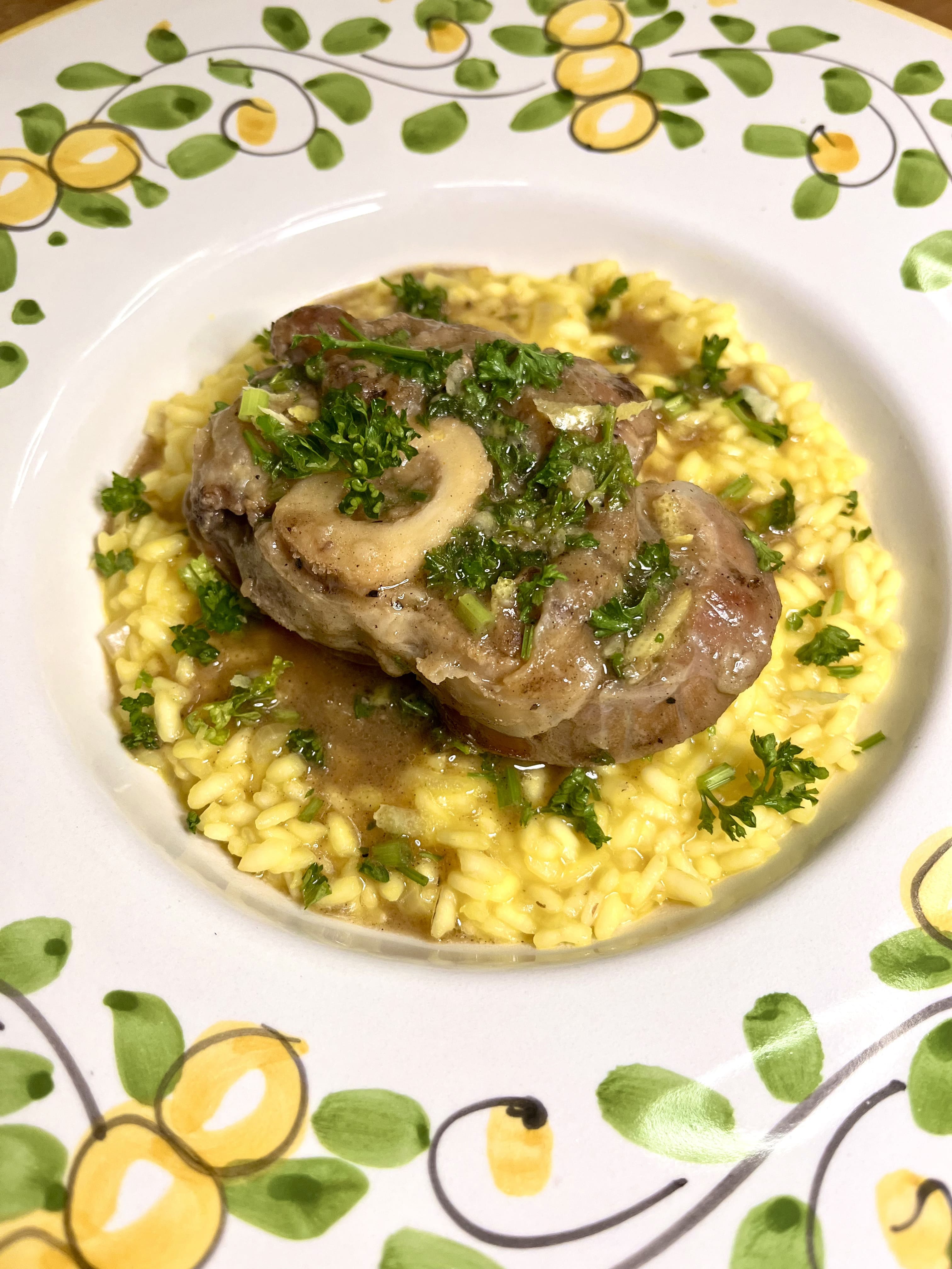 Mailänder Risotto mit Ossobuco