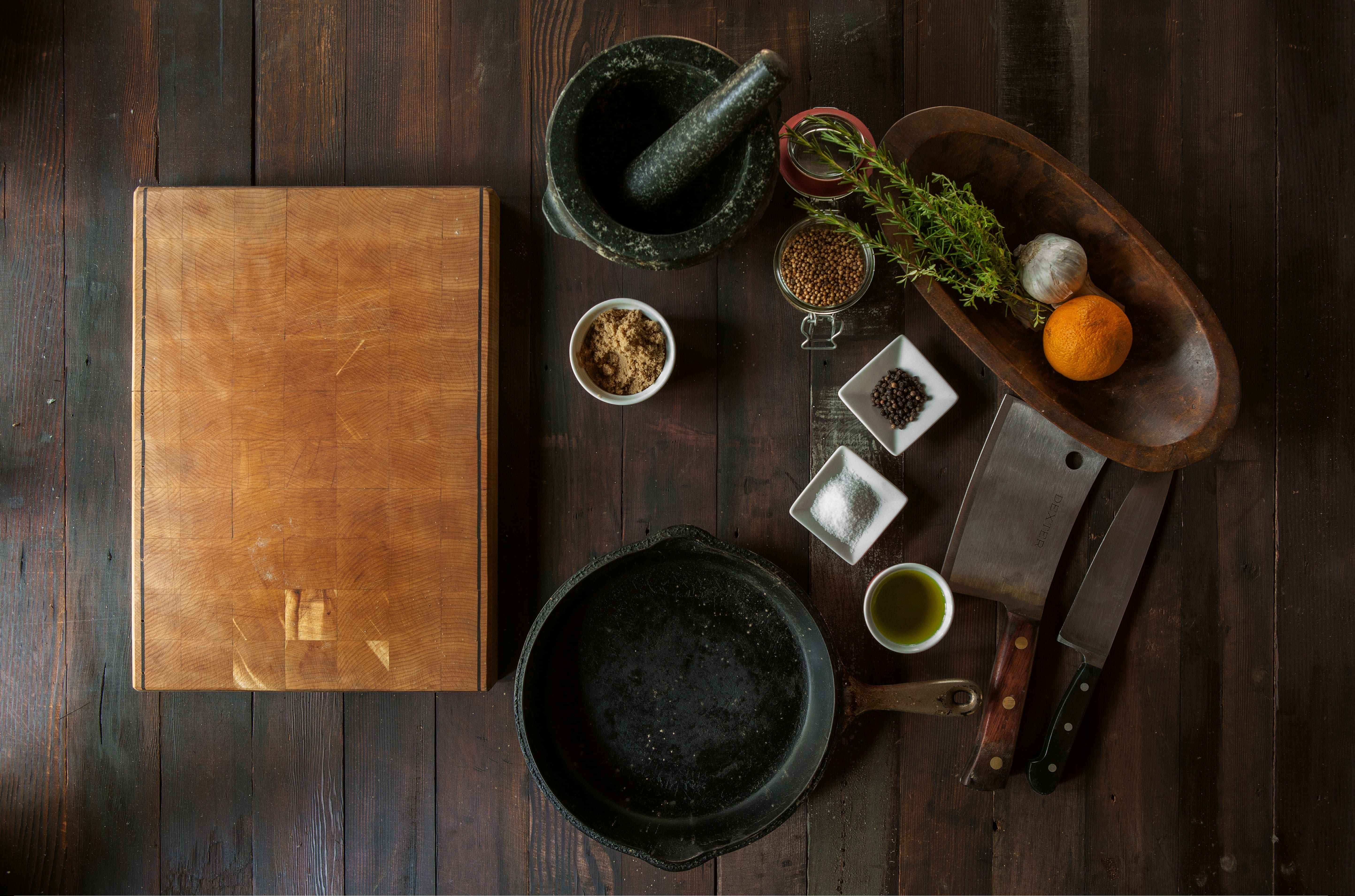 Mörser für italienisches Pesto