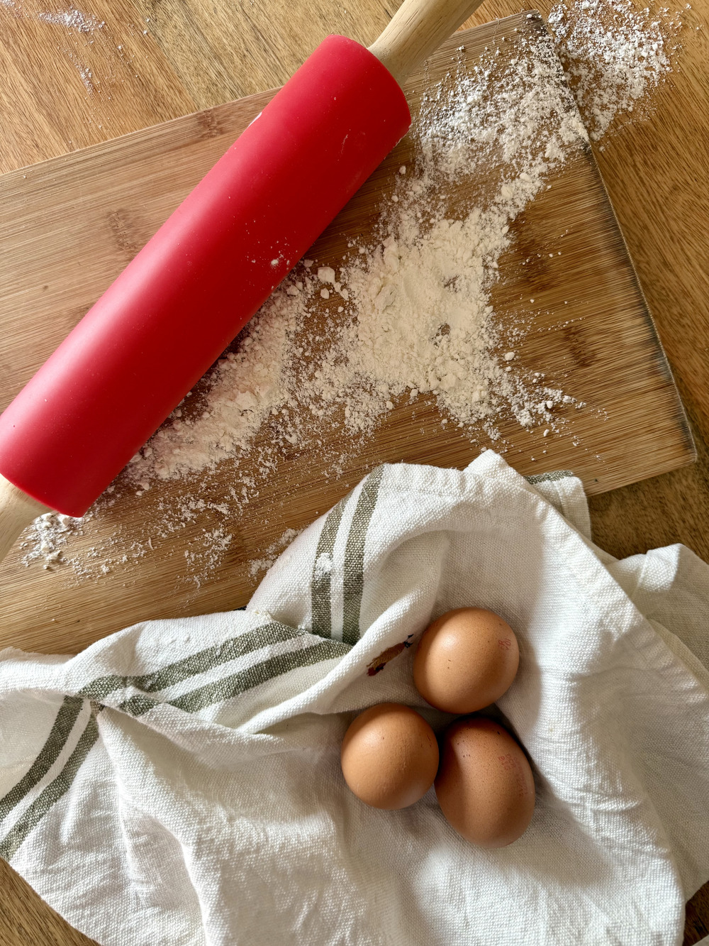 Zutaten für frische Pasta
