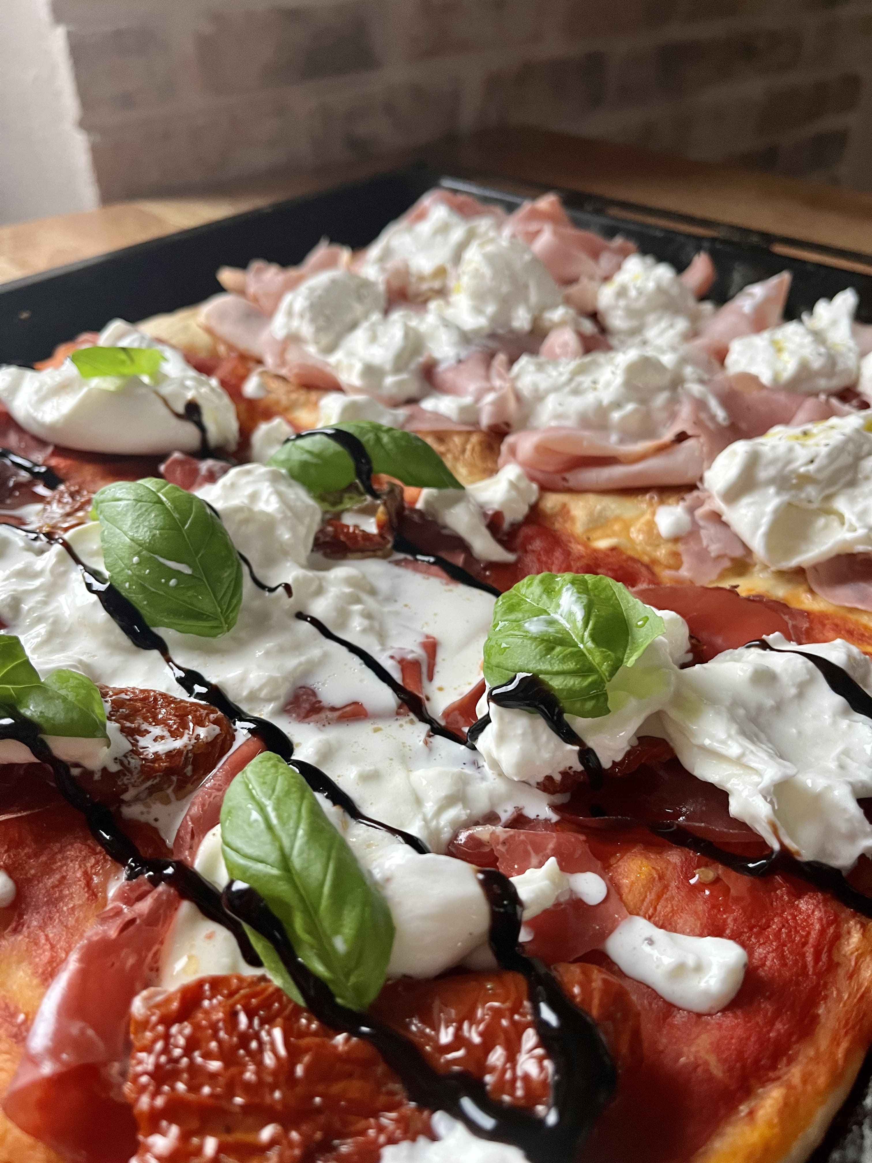 Pizza taglio romana receta italiana