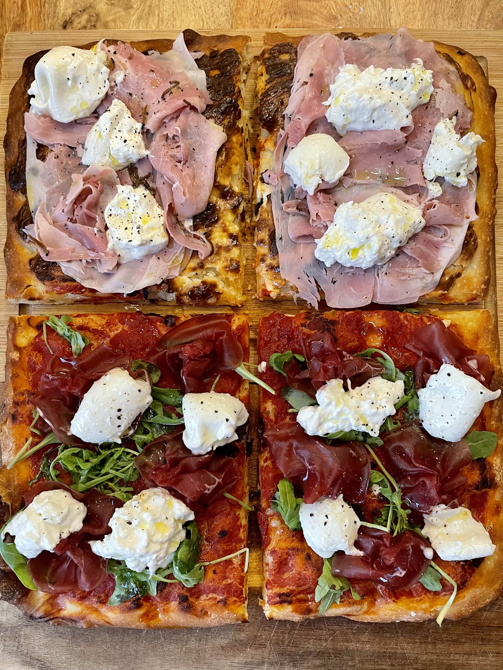 Römische Pizza stückweise Neapolitanische Pizza Margherita