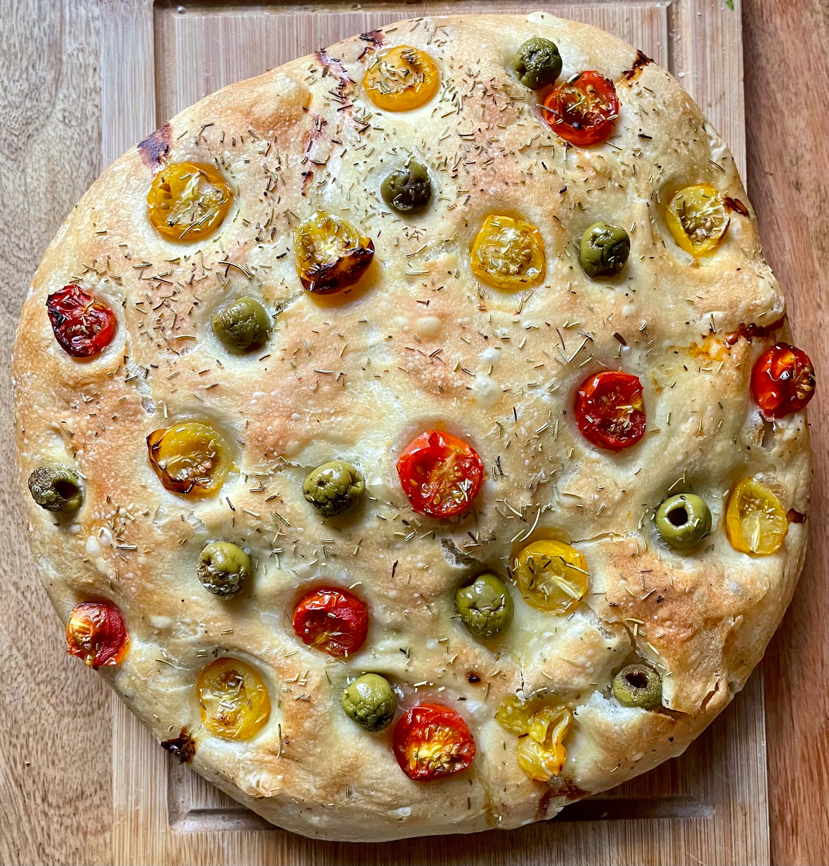 Receta de foccacia italiana de Casa Bandera