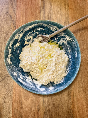 Recette italienne traditionnelle de la focaccia étape 3