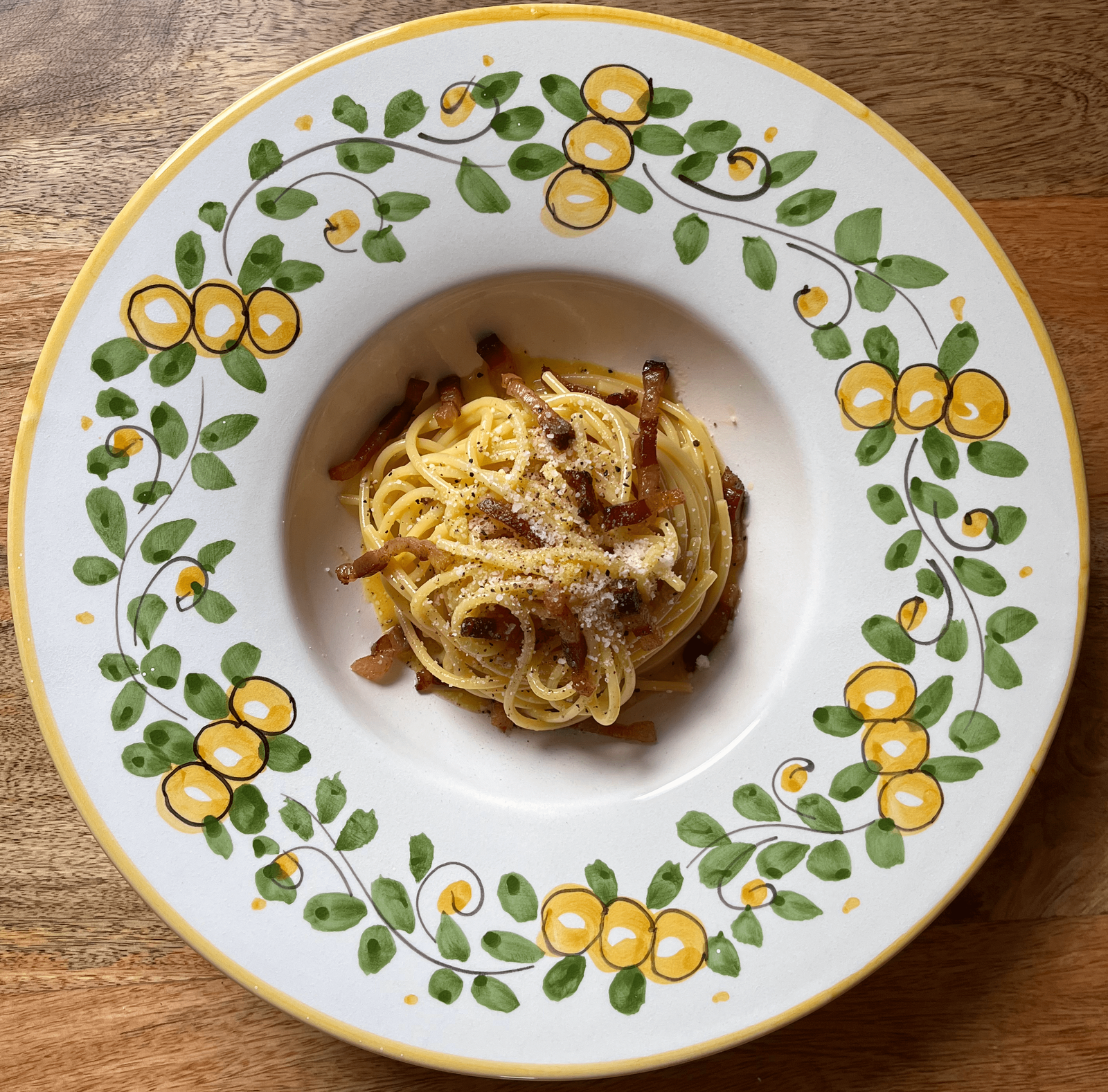 Recette cuisine italienne spaghetti à la carbonara by Casa Bandera