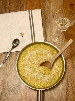 Recette de cuisine italienne du risotto à la milanaise étape 6