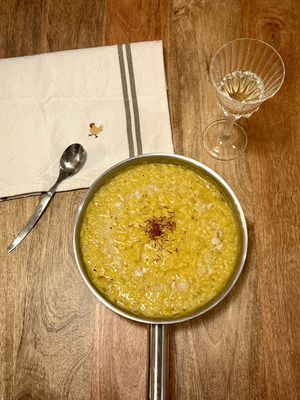 Recette de cuisine italienne du risotto à la milanaise étape 7