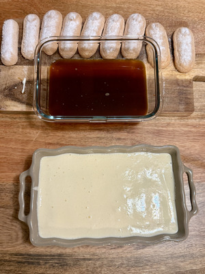 Recette italienne traditionnelle du tiramisù à l'Amaretto étape 5