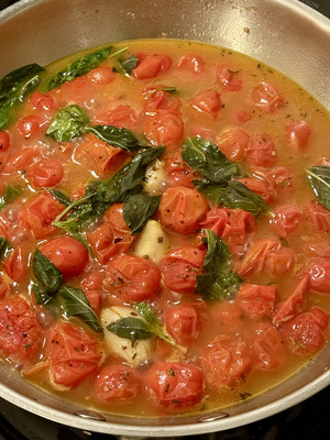 Sugo di pomodoro fatto in casa italiano passo 5: consistenza cremosa e concentrata