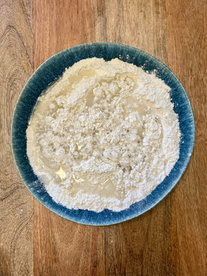 Ricetta tradizionale italiana della focaccia fase 2