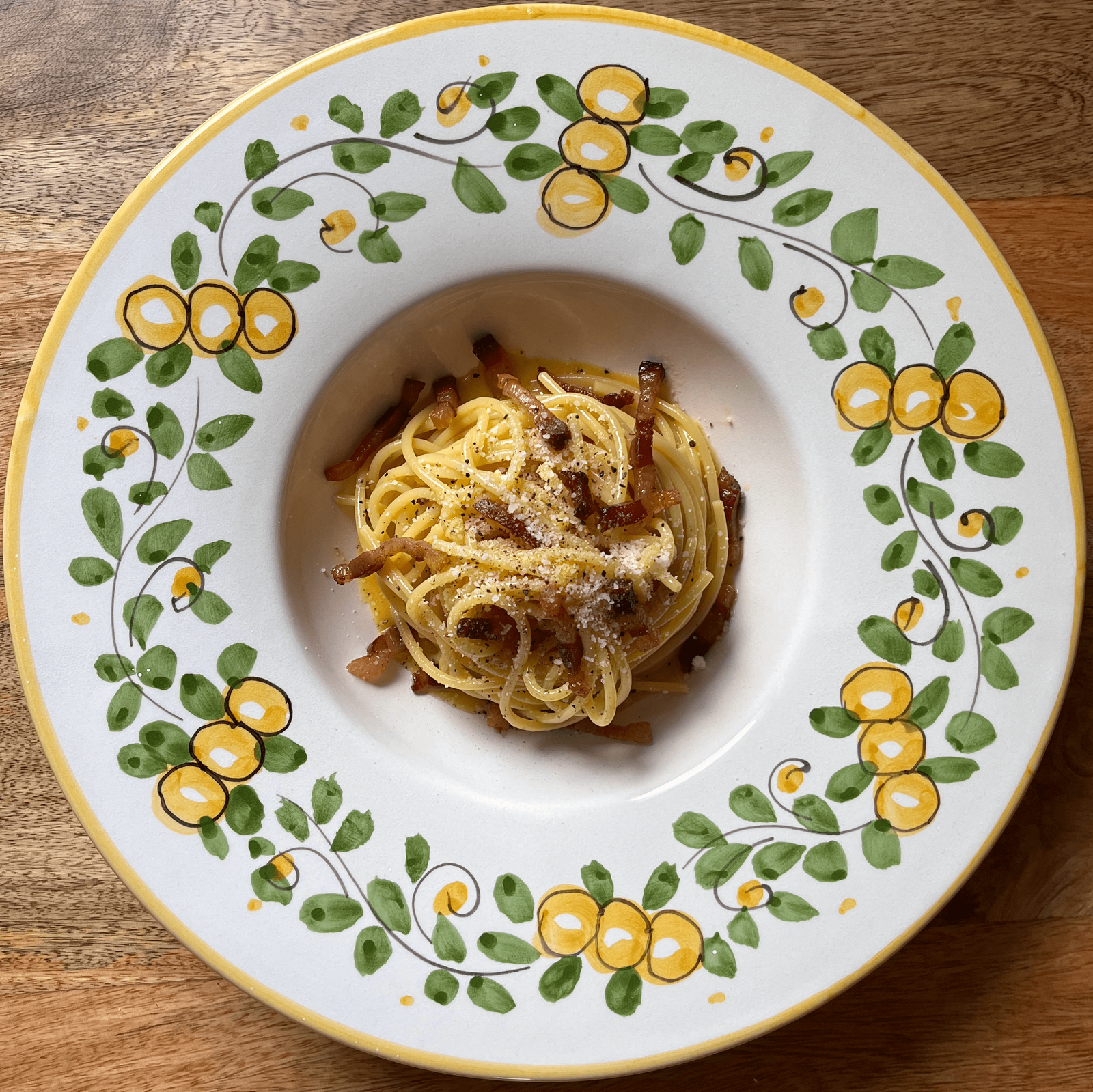 Spaghetti alla carbonara by Casa Bandera