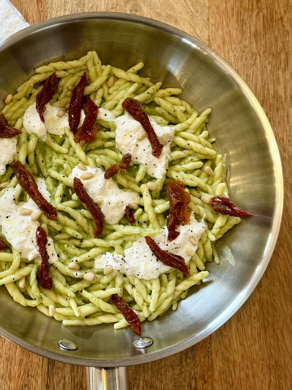 Recette traditionnelle des trofie au pesto genovese