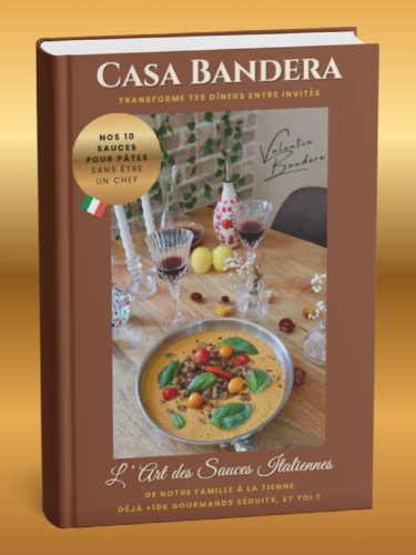 E-Book de cuisine italienne : recettes de sauces pour pâtes
