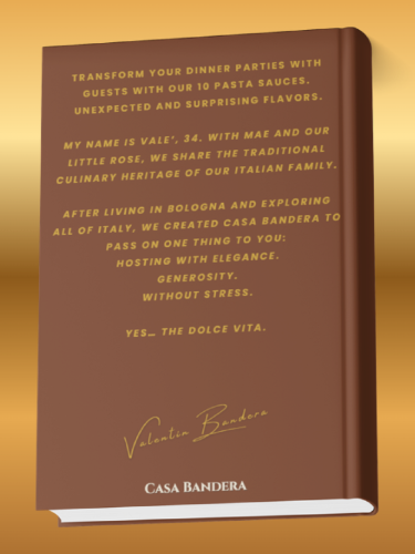 Italian Cooking E-Book: Pasta Sauce Recipes