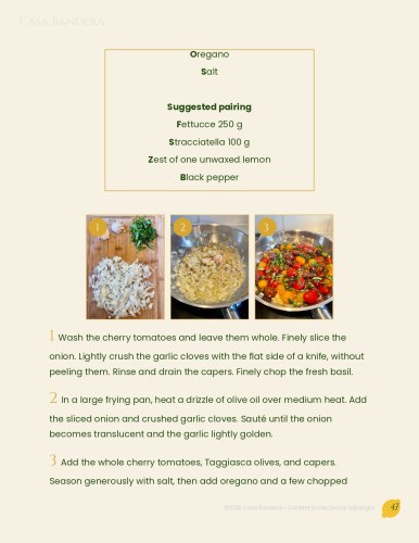 Italian Cooking E-Book: Pasta Sauce Recipes