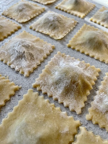 Livre de cuisine italienne : Recette des ravioli maison