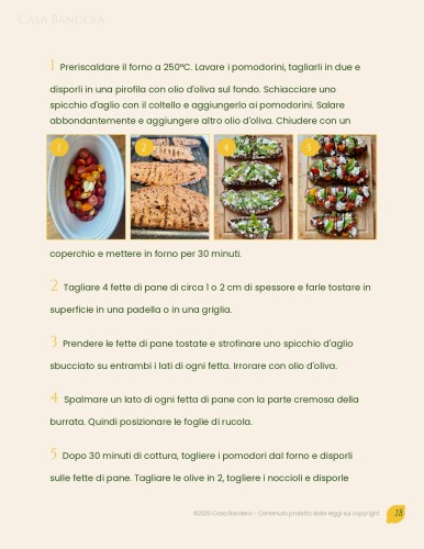 Libro di ricette italiane digitale – Pasta, risotti, antipasti e dolci