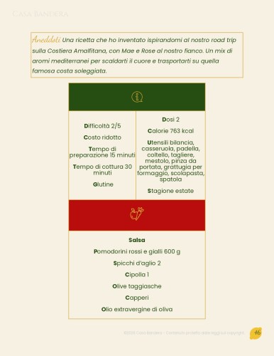 E-book di cucina italiana: ricette di salse per la pasta