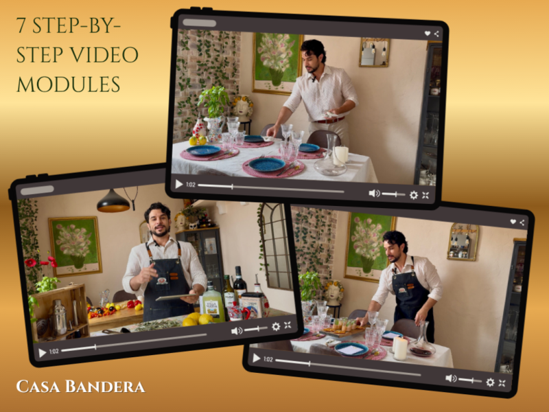 Video modules: art of Italian hosting