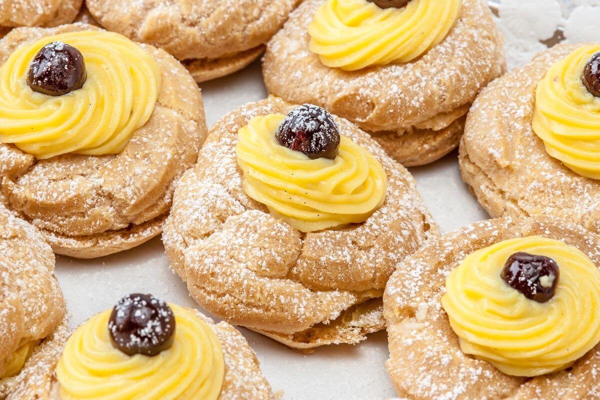 Rezept für italienische Küche und Dessert Zeppole von Casa Bandera